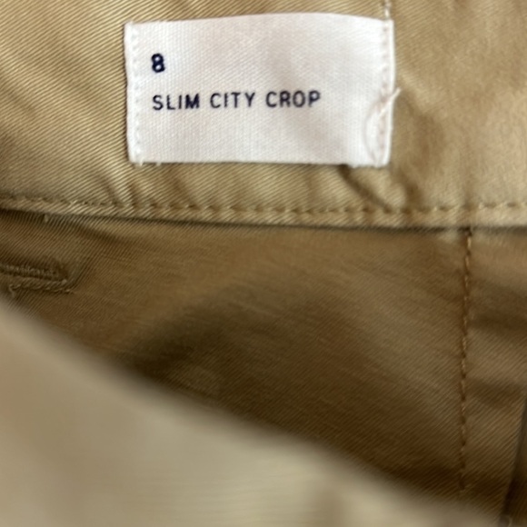 NEW Gap Khaki Tan Straight Leg Pants Size 8 - Picture 8 of 10